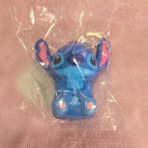 Blue Stitch Keychain Charm - Cartoon Character